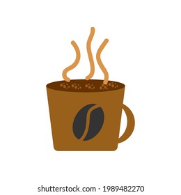 Vector icon of coffee cup