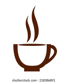 Vector icon of coffee cup