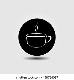 Vector icon of coffee cup