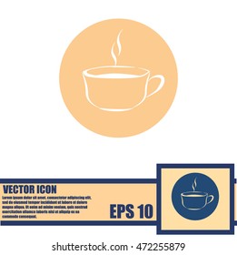 Vector icon of coffee cup