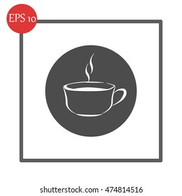 Vector icon of coffee cup