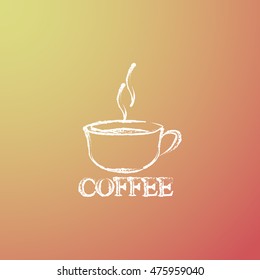 Vector icon of coffee cup