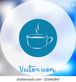 Vector icon of coffee cup