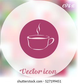 Vector icon of coffee cup