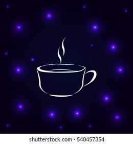 Vector icon of coffee cup