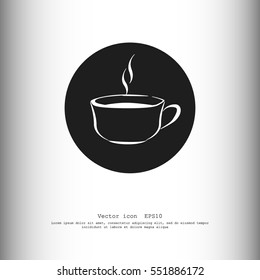 Vector icon of coffee cup