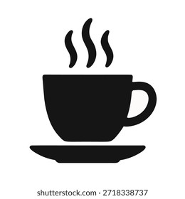 Vector Icon Taza de café al vapor