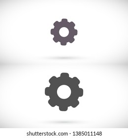 vector icon cogwheel . Lorem Ipsum Illustration design