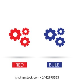 vector icon cogwheel . Lorem Ipsum Illustration design