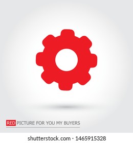 vector icon cogwheel . Lorem Ipsum Illustration design