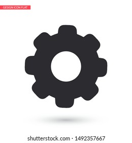 vector icon cogwheel . Lorem Ipsum Illustration design