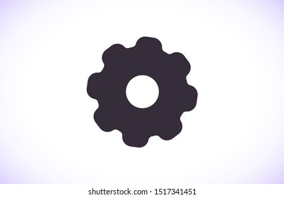 vector icon cogwheel . Lorem Ipsum Illustration design