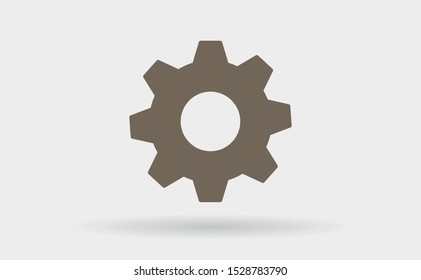vector icon cogwheel . Lorem Ipsum Illustration design