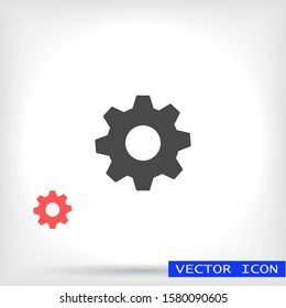 vector icon cogwheel . Lorem Ipsum Illustration design