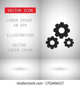 Vektorsymbol-Cograd. Lorem-Ipsum-Illustrationsdesign