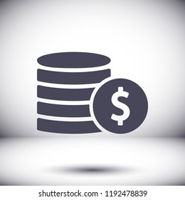 vector icon coin