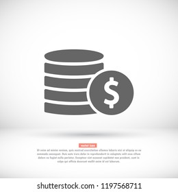vector icon coin