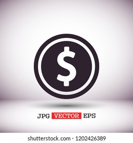 vector icon coin