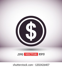 vector icon coin