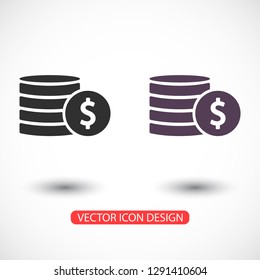 vector icon coin