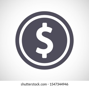 vector icon coin. lorem ipsum Flat Design JPG