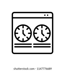 Vector icon for coming soon
