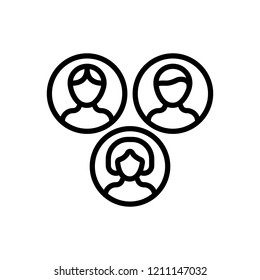 Vector icon for community