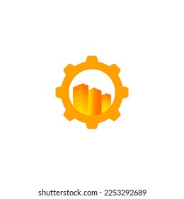 diseño del logotipo de la compañía de iconos vectoriales