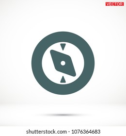 Vector icon compass 10 EPS