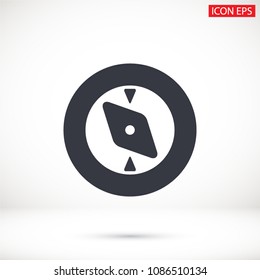 Vector icon compass 10 EPS