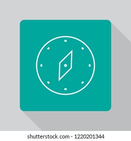 Vector icon compass 10 EPS