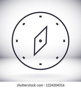 Vector icon compass 10 EPS