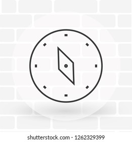 Vector icon compass 10 EPS