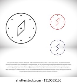 Vector icon compass 10 EPS