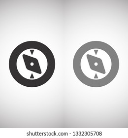 Vector icon compass 10 EPS