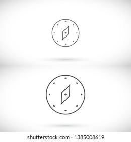 Vector icon compass 10 EPS . Lorem Ipsum Illustration design
