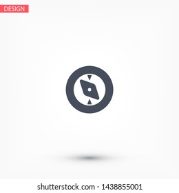 Vector icon compass 10 EPS . Lorem Ipsum Illustration design