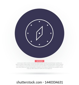 Vector icon compass 10 EPS . Lorem Ipsum Illustration design