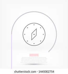 Vector icon compass 10 EPS . Lorem Ipsum Illustration design