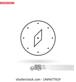 Vector icon compass 10 EPS . Lorem Ipsum Illustration design