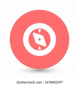 Vector icon compass 10 EPS . Lorem Ipsum Illustration design