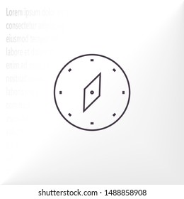 Vector icon compass 10 EPS . Lorem Ipsum Illustration design