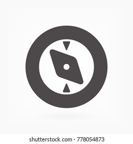 Vector icon compass 10 EPS