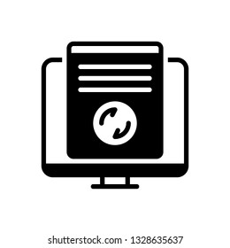 Vector icon for content syncinc