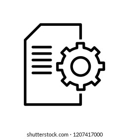 Vector icon for Contents management