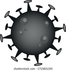 Vector icon covid-19 coronavirus  single