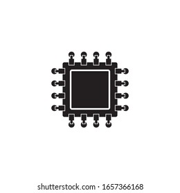 Vector Icon Of a CPU. Modern Design