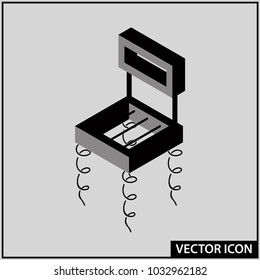 vector icon creative design chair in loft style