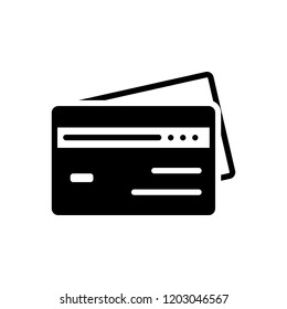 Vector icon for credit cards