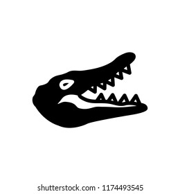 Vector icon for crocodile